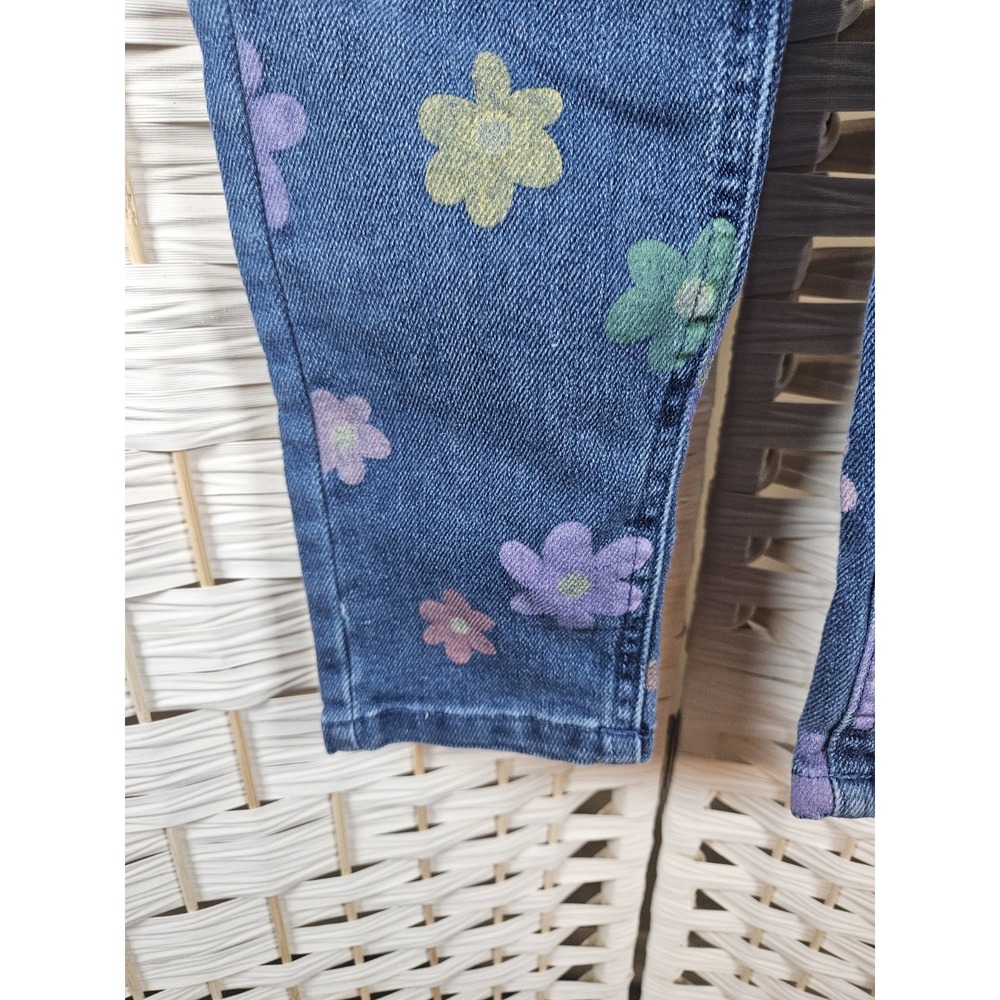 Garanimals Girls Floral Jeans Sz 4T Bloomcore Play School - Picture 4 of 16